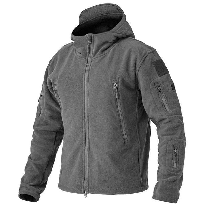 Zainra Darius Comfortable Men’s Windproof Fleece Jacket for Cold Weather