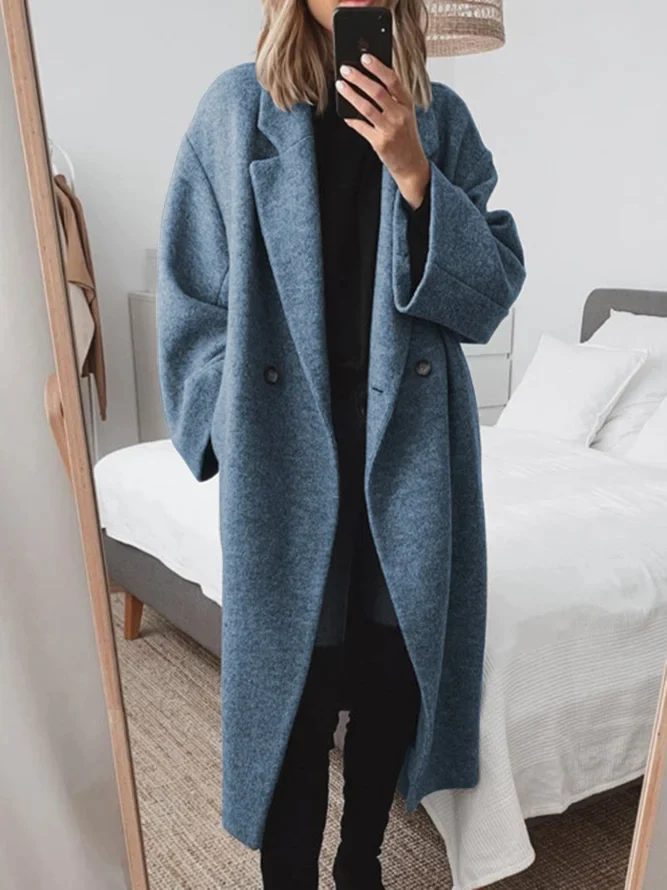 Zainra Seraphina Stylish Women's Longline Oversized Coat for Cold Weather