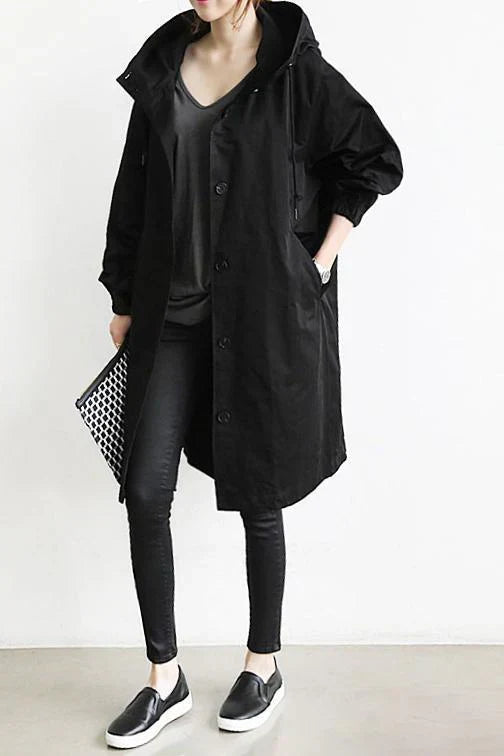 Zainra Amara Chic Oversized Trench Coat for Women – Stylish and Relaxed