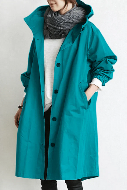 Zainra Amara Chic Oversized Trench Coat for Women – Stylish and Relaxed