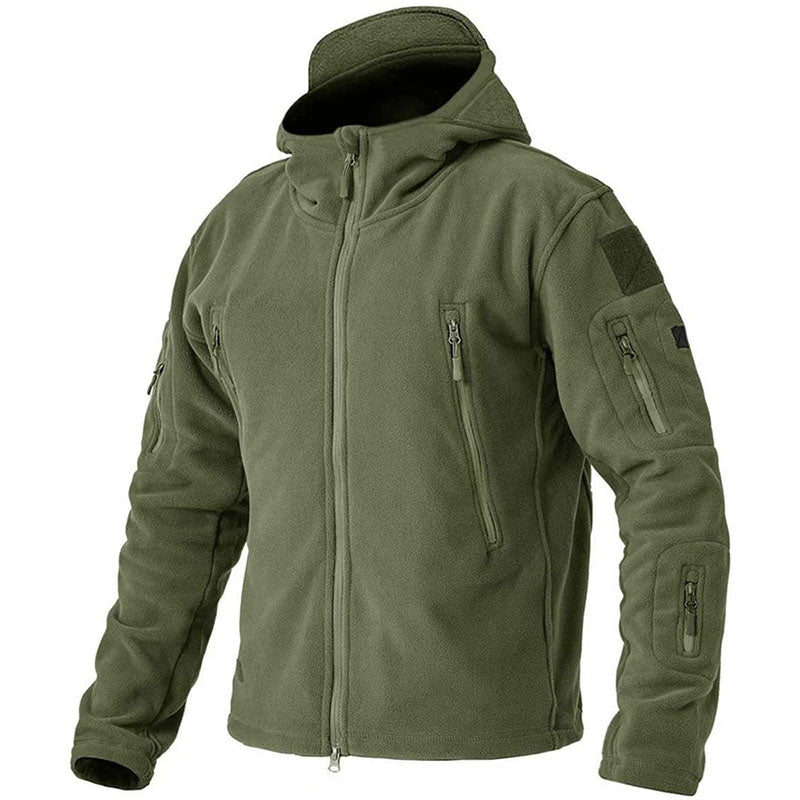Zainra Darius Comfortable Men’s Windproof Fleece Jacket for Cold Weather
