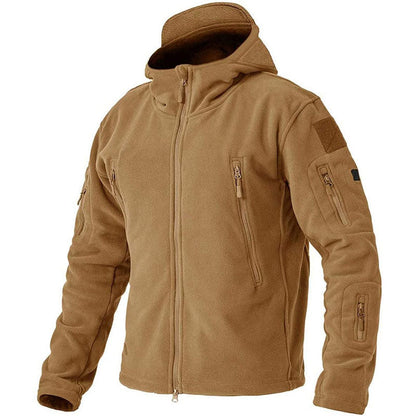 Zainra Darius Comfortable Men’s Windproof Fleece Jacket for Cold Weather