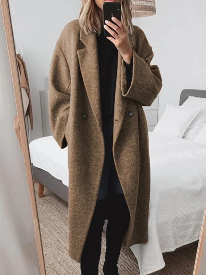 Zainra Seraphina Stylish Women's Longline Oversized Coat for Cold Weather