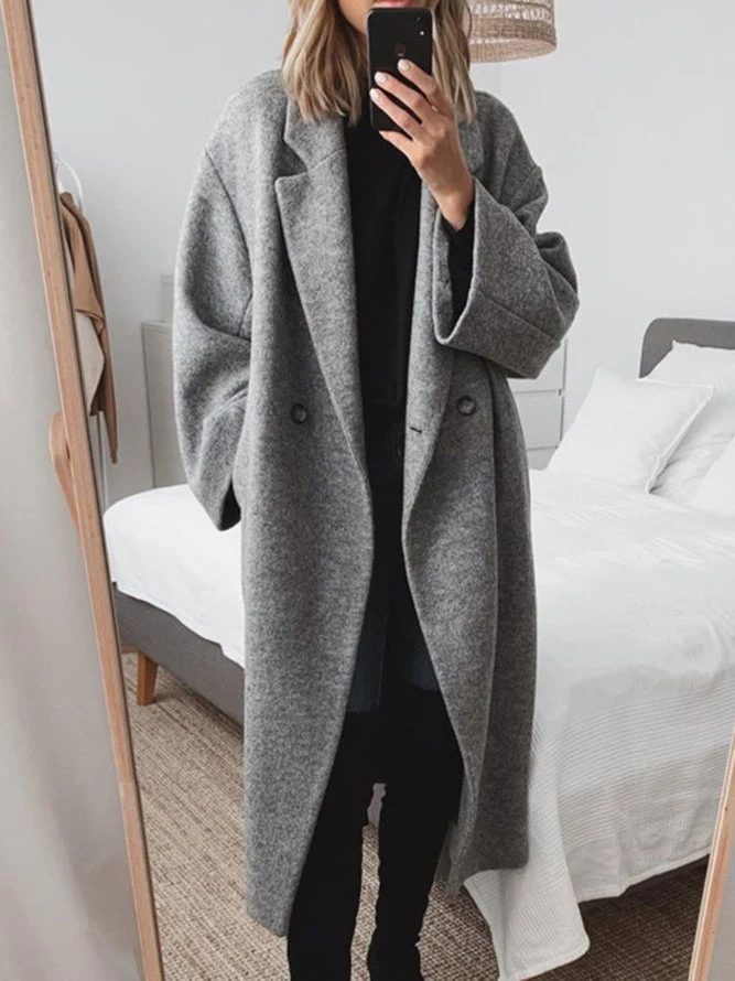 Zainra Seraphina Stylish Women's Longline Oversized Coat for Cold Weather