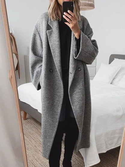 Zainra Seraphina Stylish Women's Longline Oversized Coat for Cold Weather
